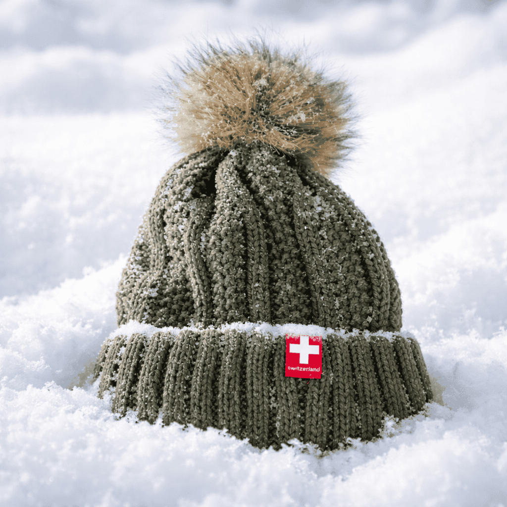 Damen Wintermütze oliv