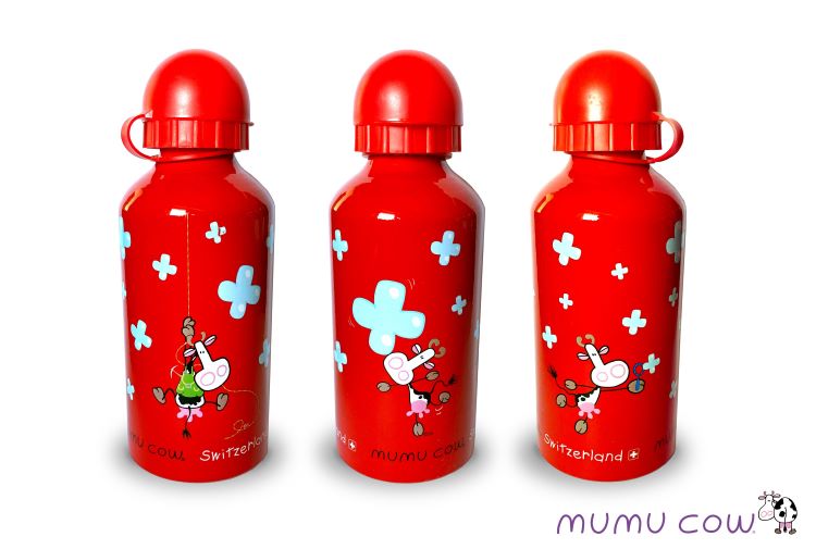 Trinkflasche MUMU COW ROT
