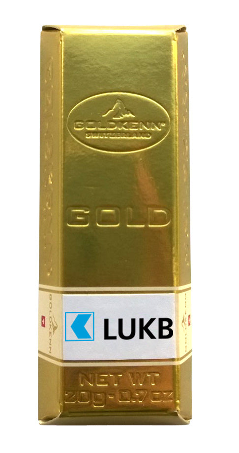 Chocolate Swiss Gold Bar - Milk Pralines 300g