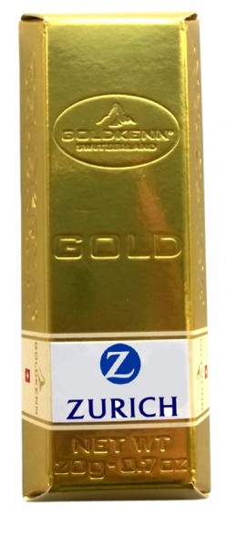 Chocolate Swiss Gold Bar - Milk Pralines 300g