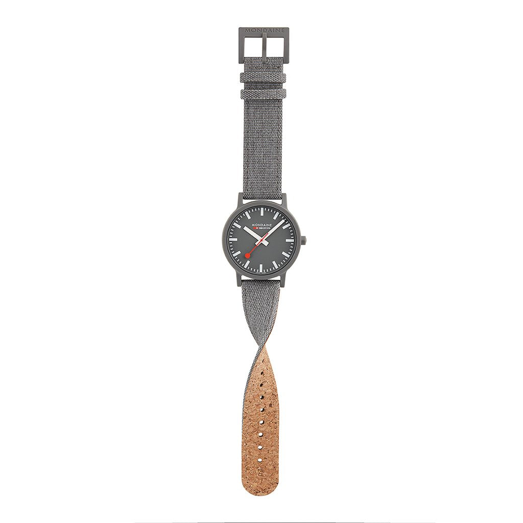 MS1-41180-LH-Mondaine-SBB-Armbanduhr-Essence-Nachhaltig-Grey-41mm-5
