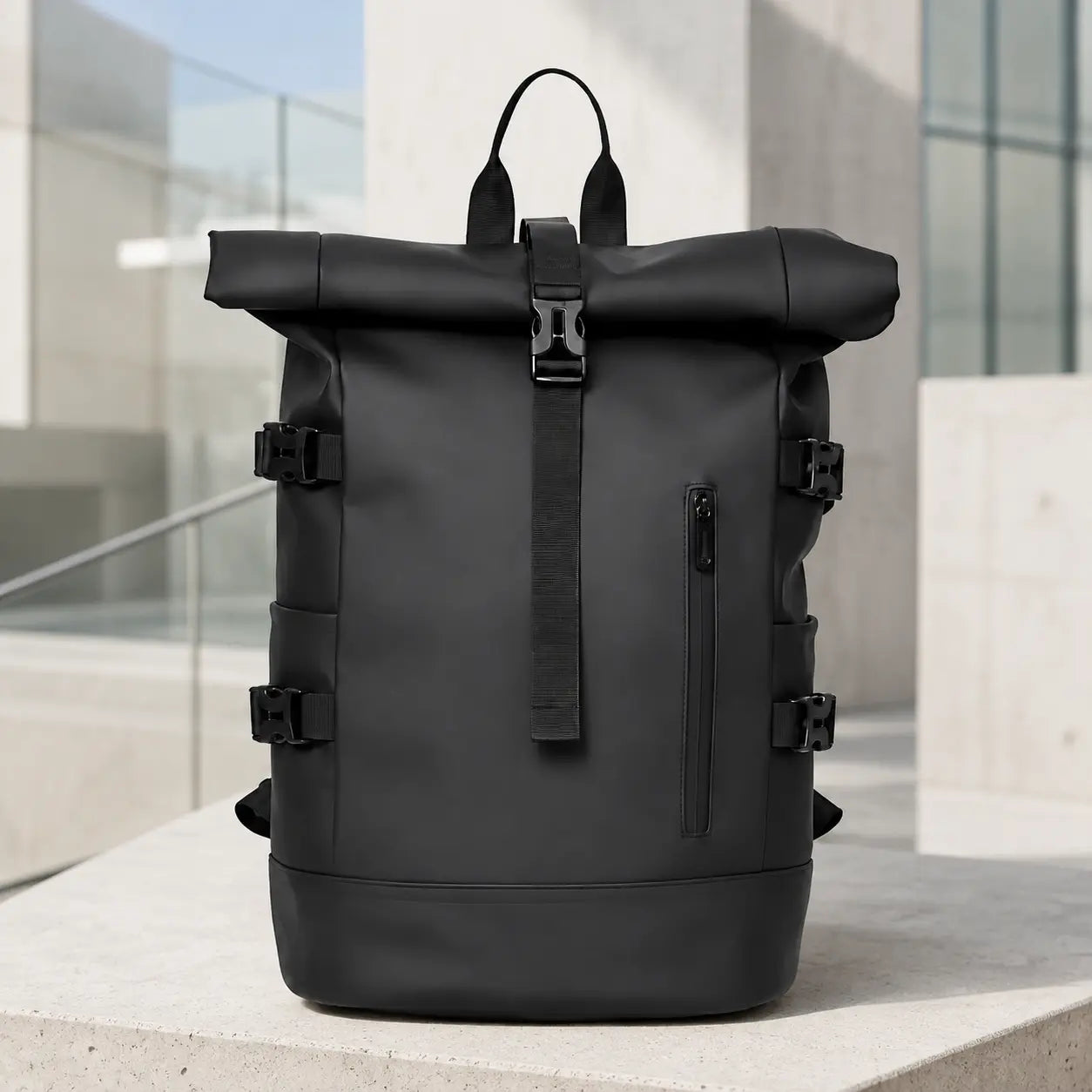 Moderner Laptop & Outdoor Rucksack