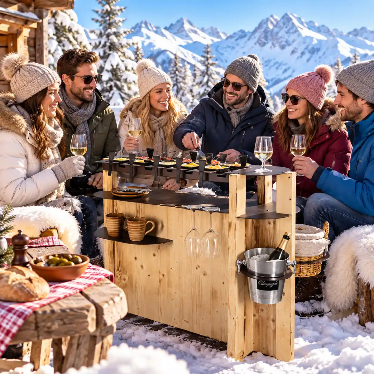 Outdoor Raclette Bar