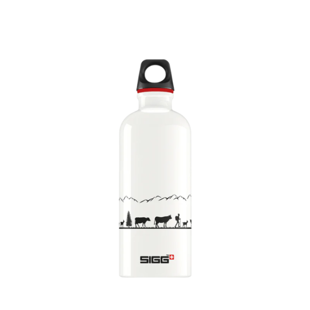 Traditionelle Premium Trinkflasch weiss