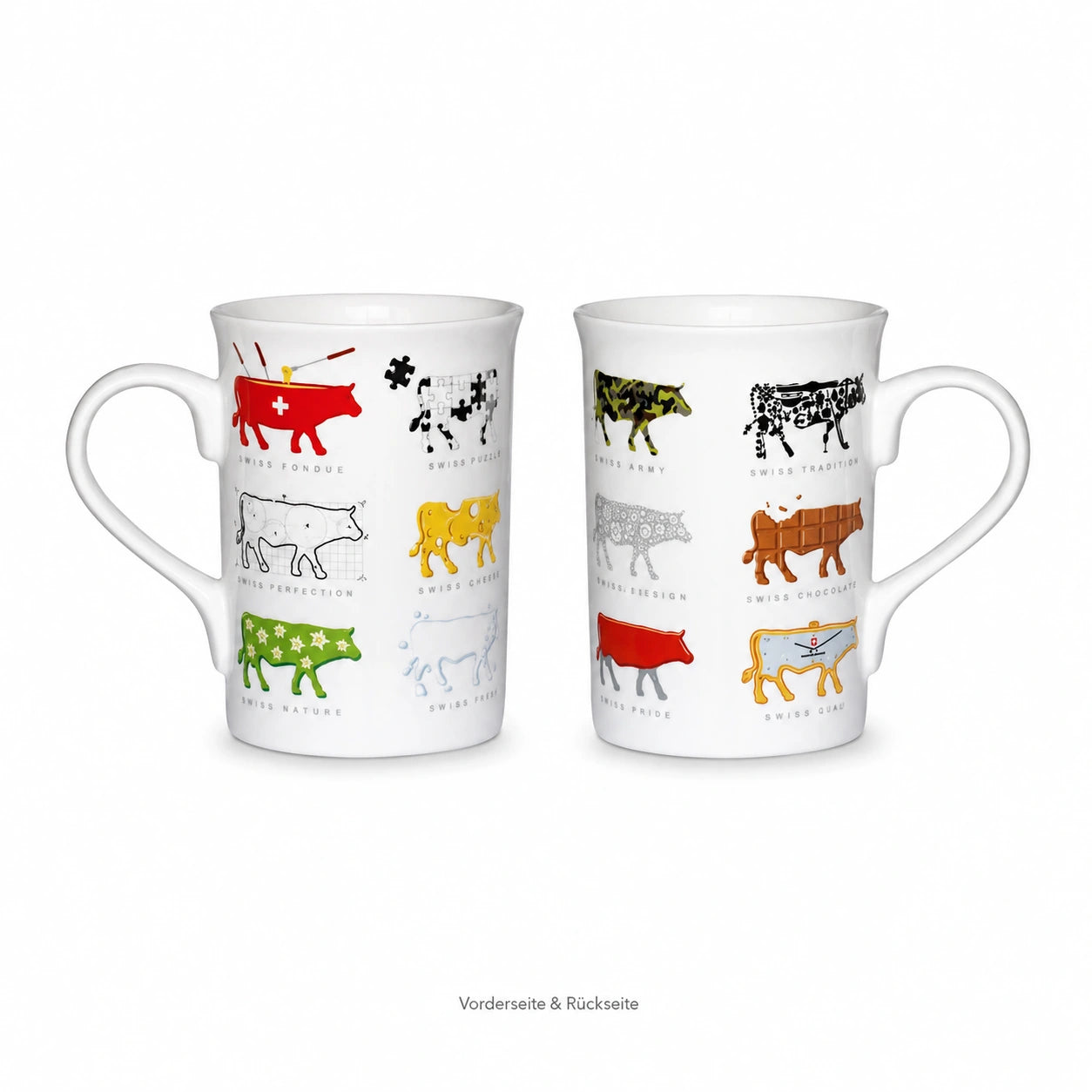 moderne Tasse im Swiss Design