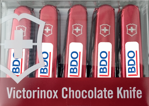 Victorinox Schokolade XXL Packung, 100 Schokoladen Messer