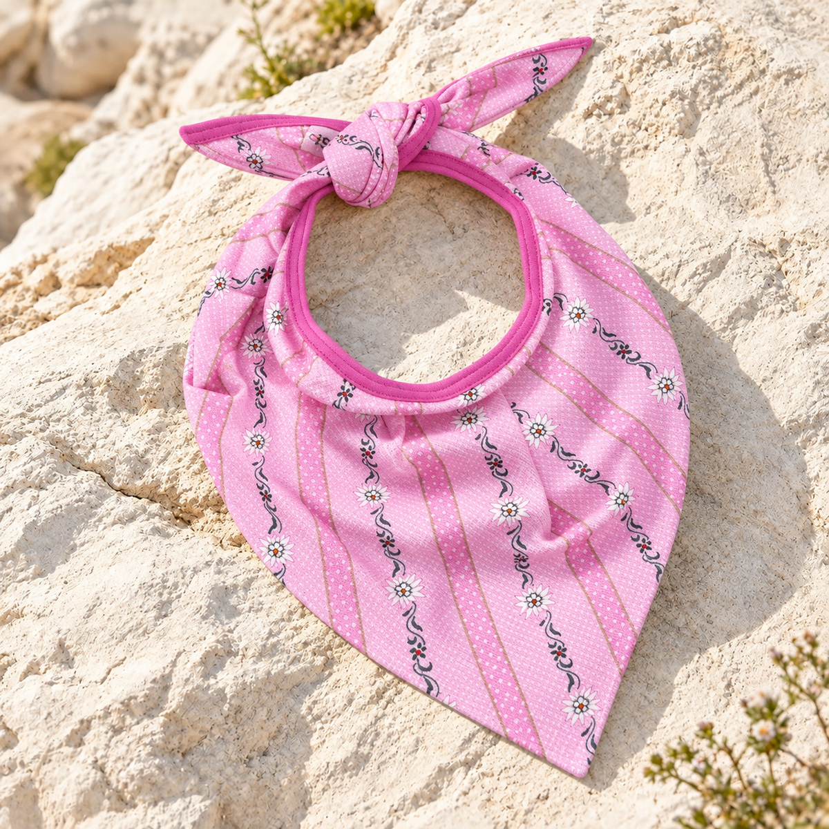 Baby Hals- & Kopftuch Schwinger, pink