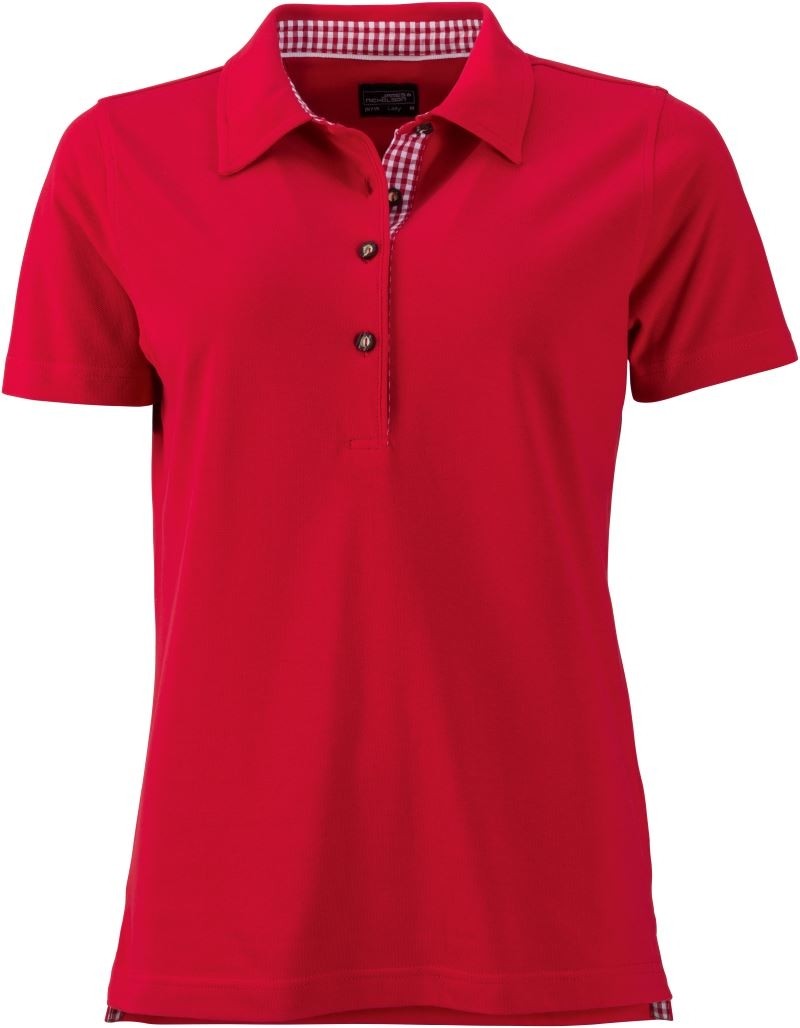 02-0715_Damen-Trachten-Pique-Polo-rot