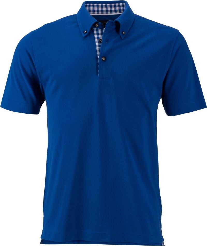 02-0716_Herren-Trachten-Pique-Polo-royal