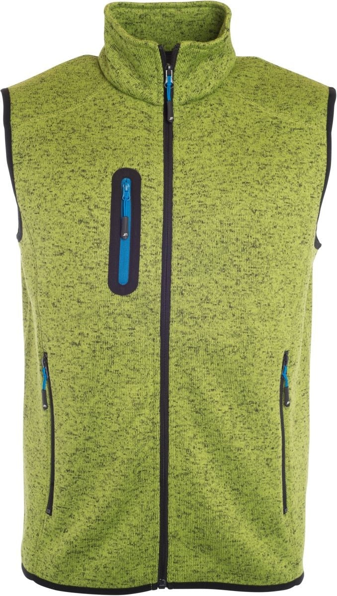 02-0774_Herren-Strickfleece-Weste-mit-Stehkragen-kiwi