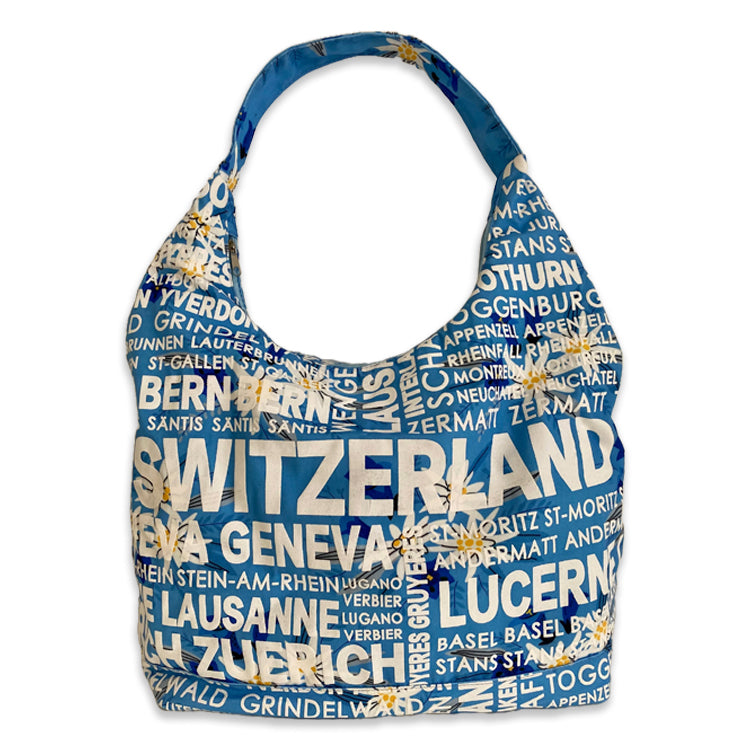 Bag with colorful writing, cotton