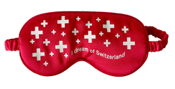 Eye mask - I dream of Switzerland