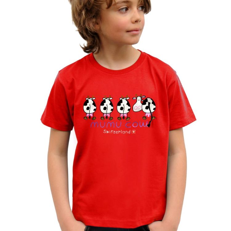 Kinder T-Shirt Mumu Cow rot