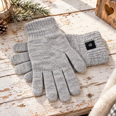 Strick-Handschuhe Snowflake