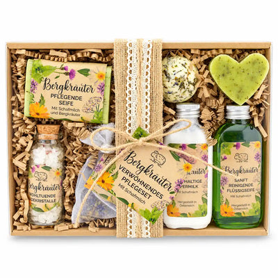 Geschenkset Wohlfühlzeit - Alpenkräuter 7-teilig