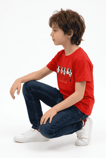 Kinder T-Shirt Mumu Cow rot