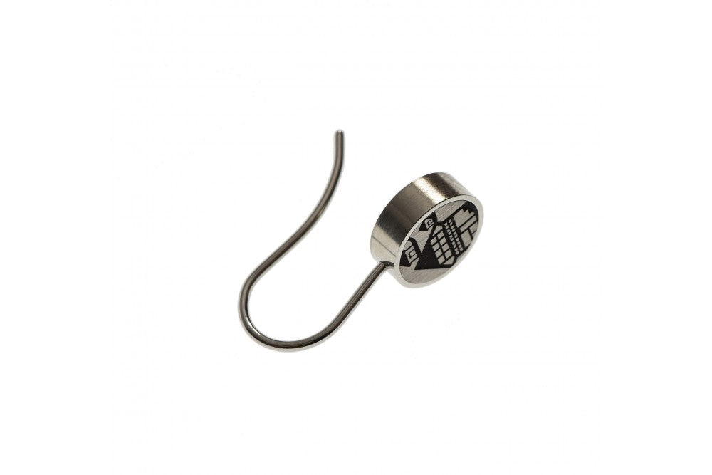 Ohrhänger Edelstahl Scherenschnitt 8mm