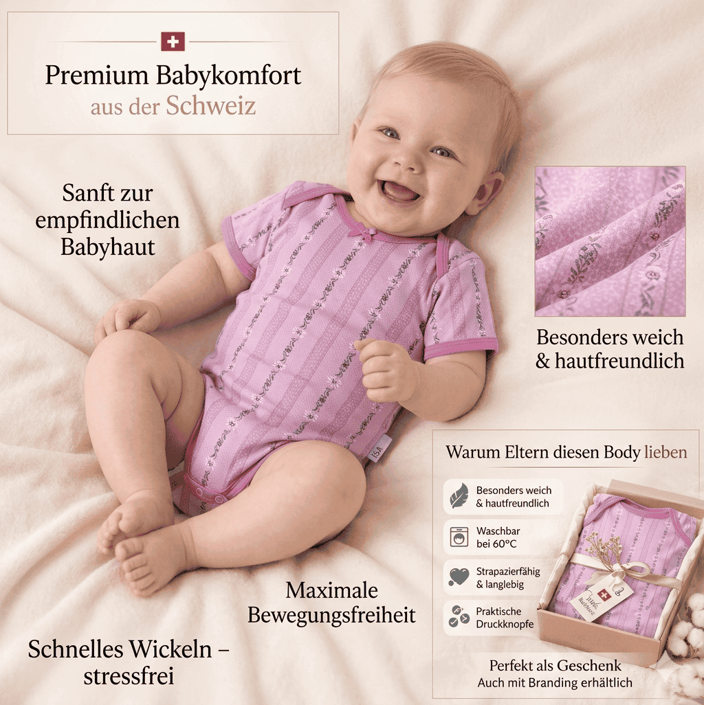 Body bébé SCHWINGER, manches courtes