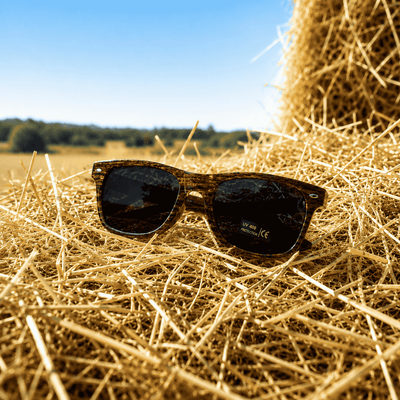 UV400 CE Sonnenbrille mit Holz Look