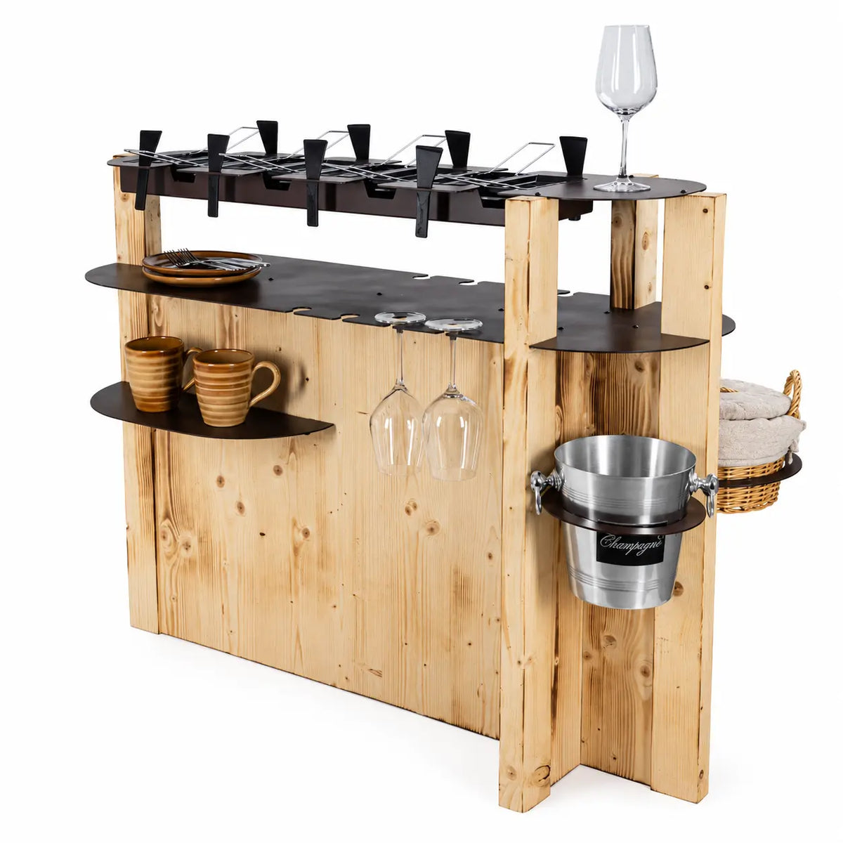 Kreative und originelle Outdoor Raclette Bart