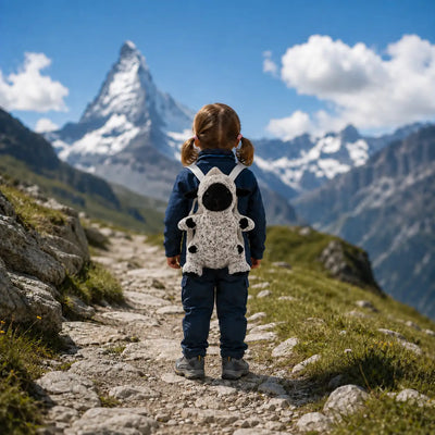 Plüsch-Rucksack Schaf Schwarznase
