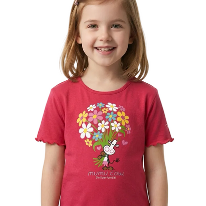 Mädchen T-Shirt Mumu Cow