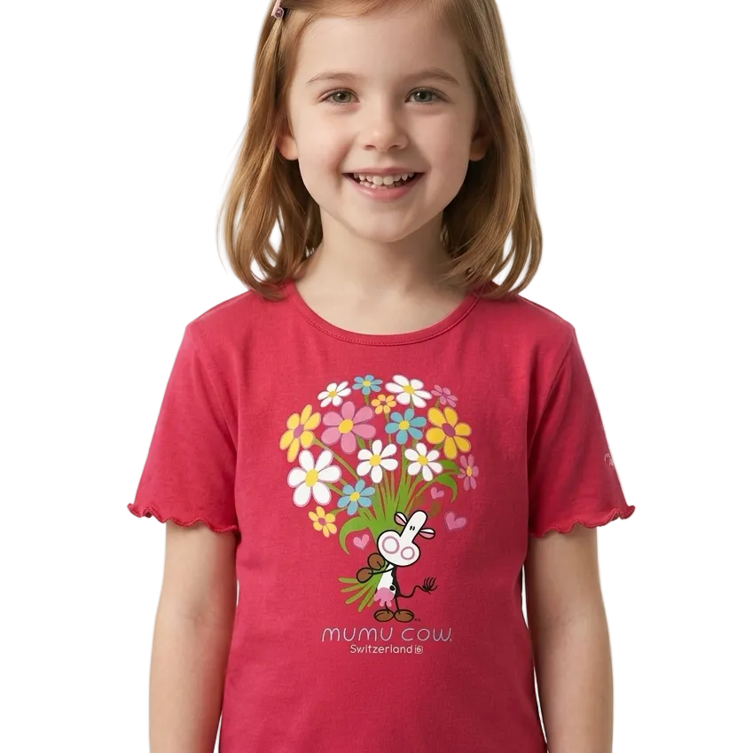 Mädchen T-Shirt Mumu Cow
