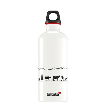 SIGG Trinkflasche Alpaufzug 0.6 L, weiss