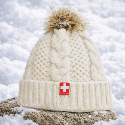 Strickmütze Swiss Lady