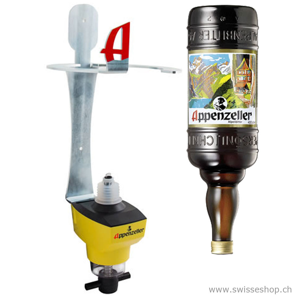 Appenzeller Alpenbitter 4 Liter mit Halterung