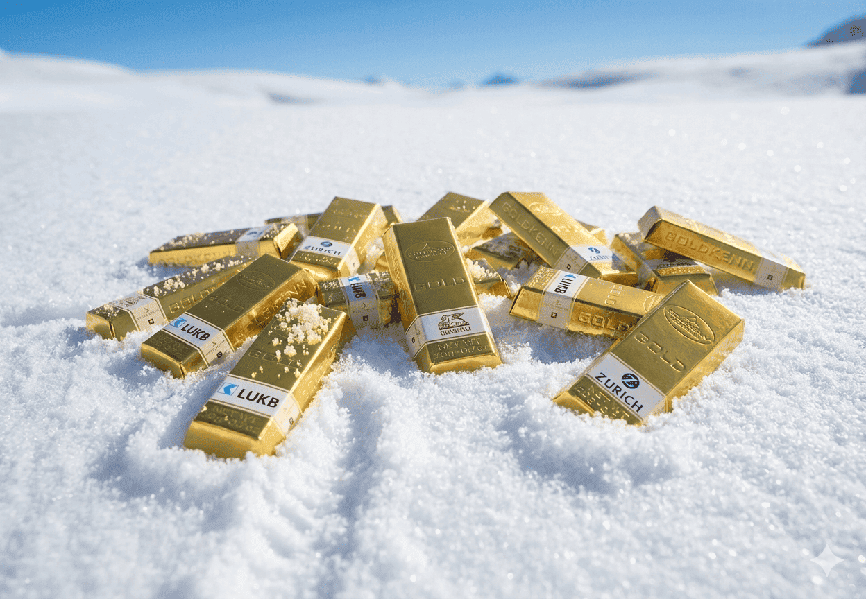 Tablette de chocolat suisse Gold - Pralines au lait 300 g