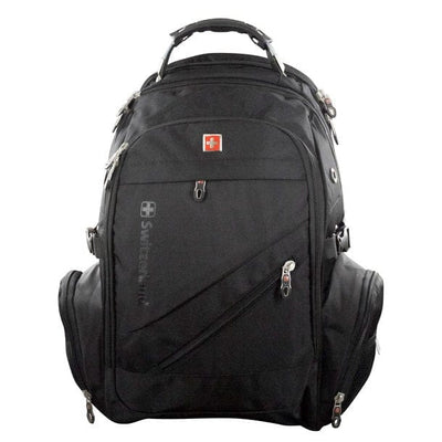 Swiss Genius Connected Rucksack – Laptopfach 15", USB & Regenhaube