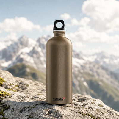 Trinkflasche smoked Metall