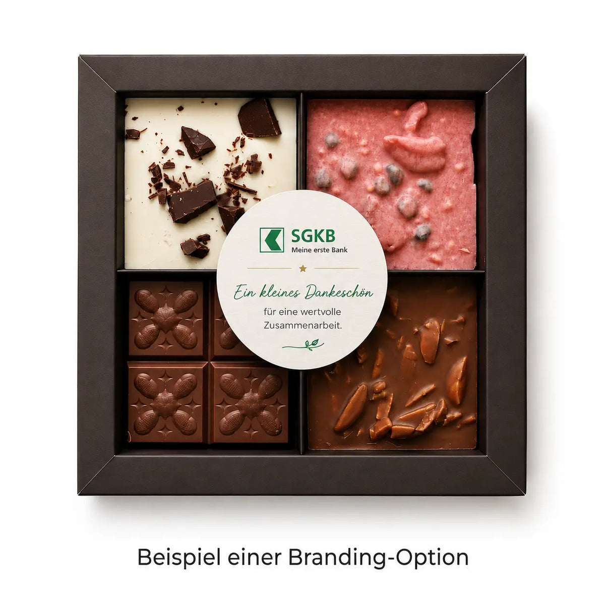 Exquisite Schokoladen-Geschenkbox – 4 Sorten