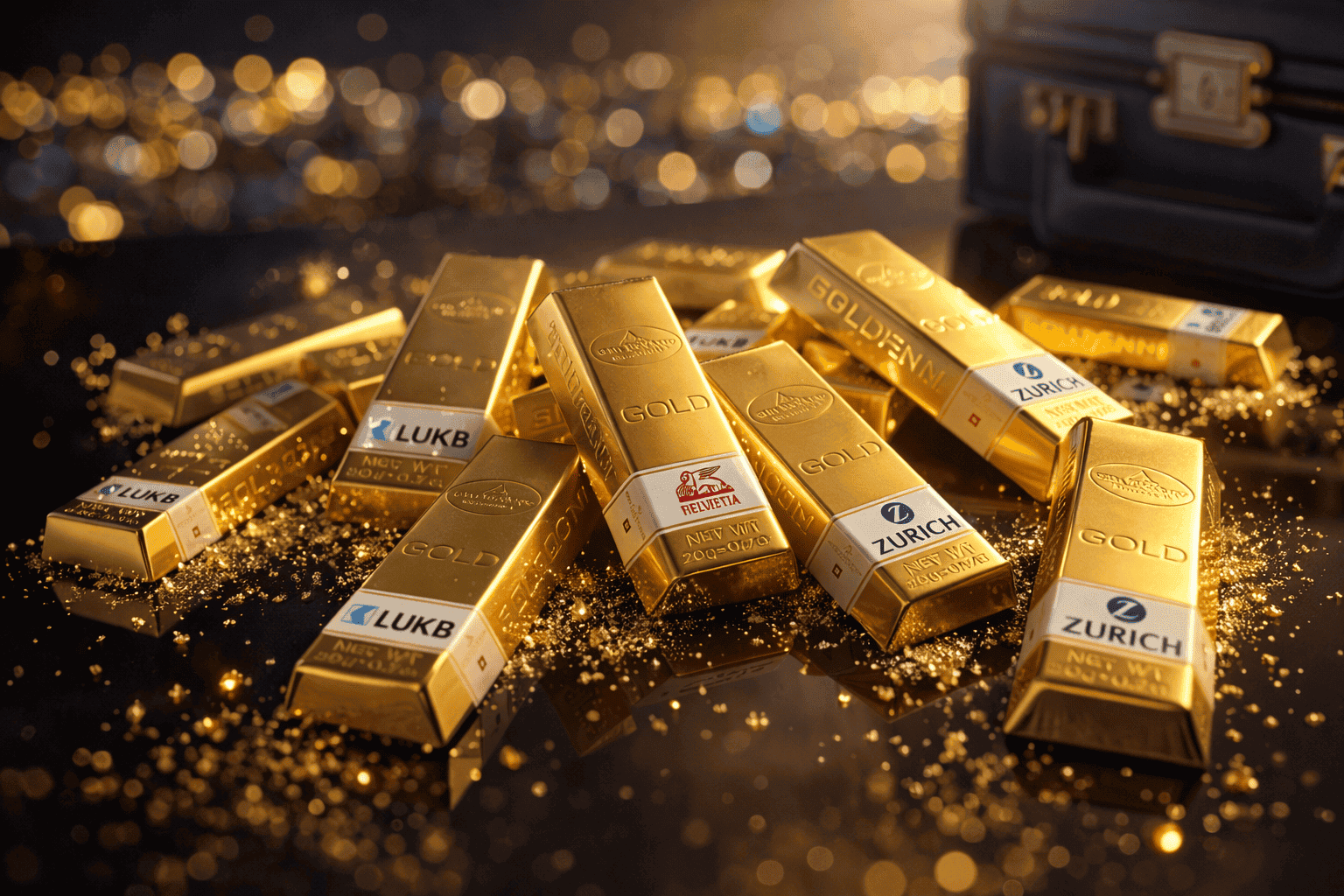 Tablette de chocolat suisse Gold - Pralines au lait 300 g