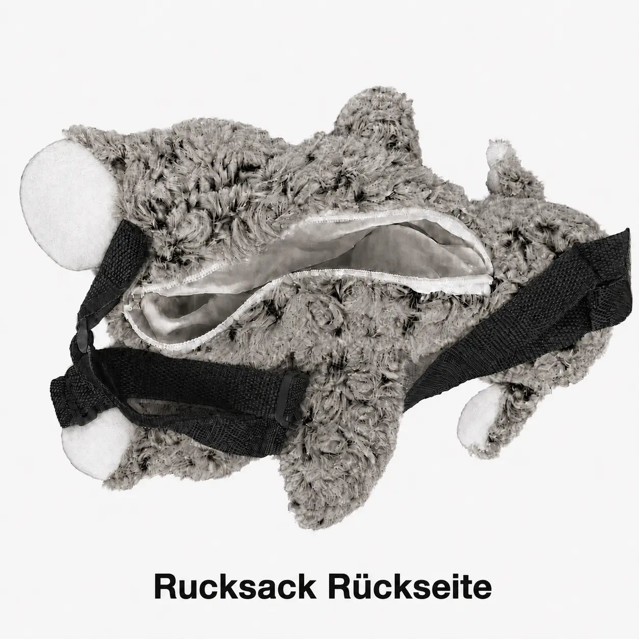 Plush backpack Murmeli, 30 cm