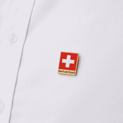 Pin Schweizerkreuz Switzerland, rot
