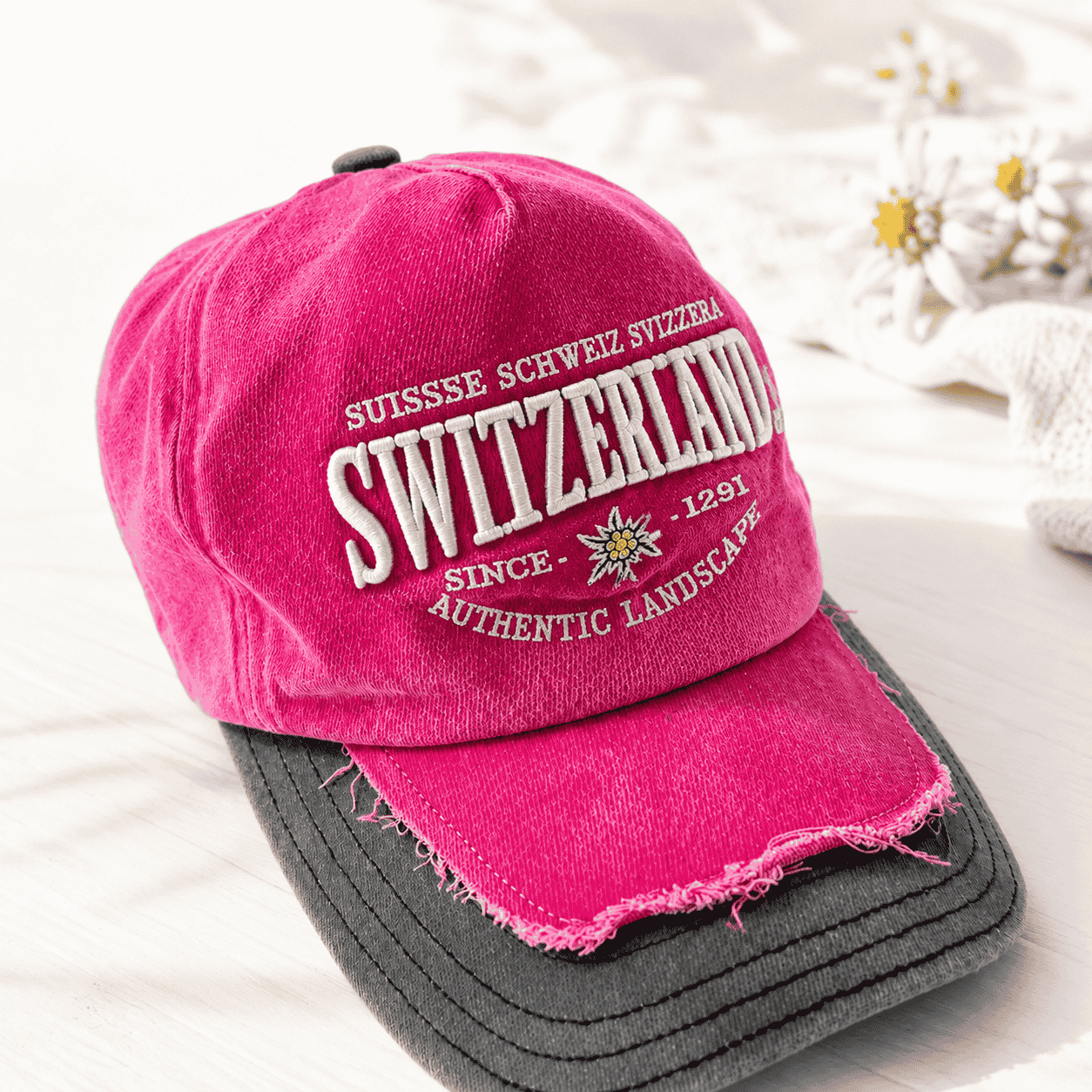 Casquette de baseball authentique suisse 