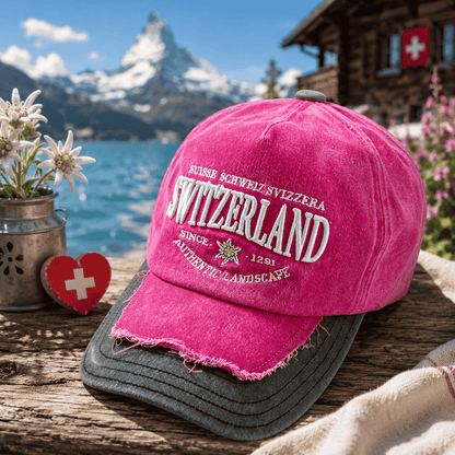 Casquette de baseball authentique suisse 