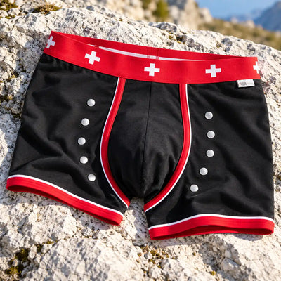 Schwinger Shorts, schwarz