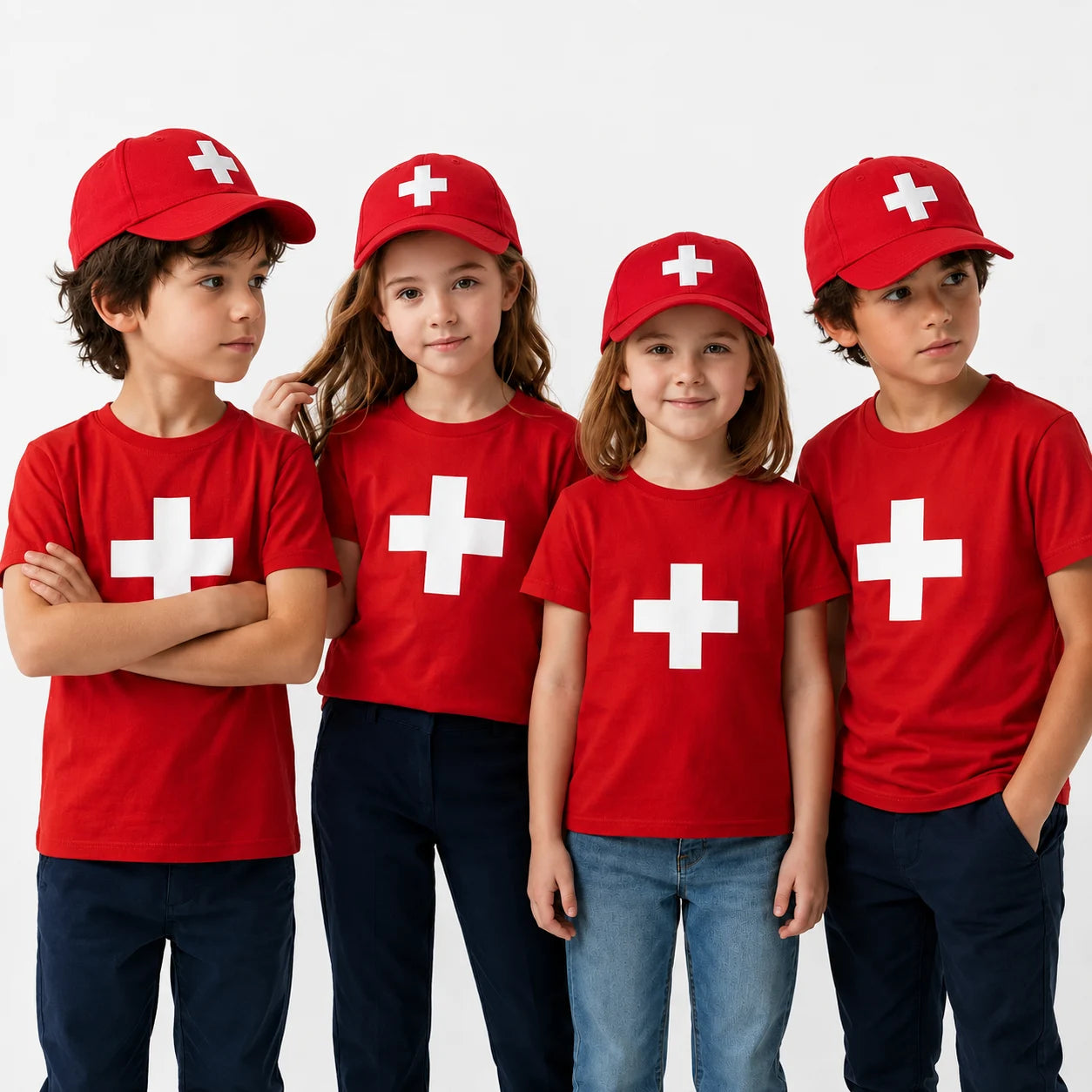 KIDS Cap Schweizerkreuz