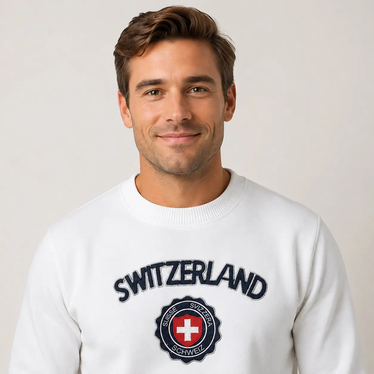 Sweater Switzerland weiss