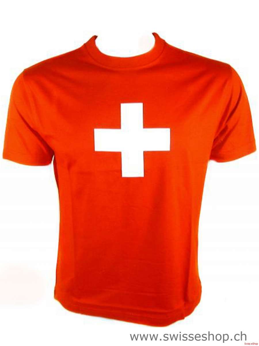 T Shirt Schweizerkreuz Swiss Cross Schweizer Souvenirs I Swisseshop Ch